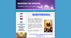 Desktop Screenshot of federacionbudista.es